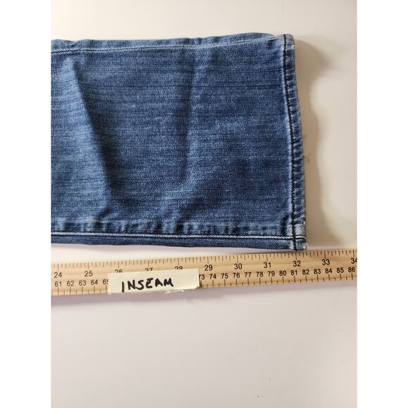 SEVEN7 FOR ALL MANKIND Medium Wash Low-Rise Stretch Bootcut Jeans SZ 27 - Picture 6 of 12
